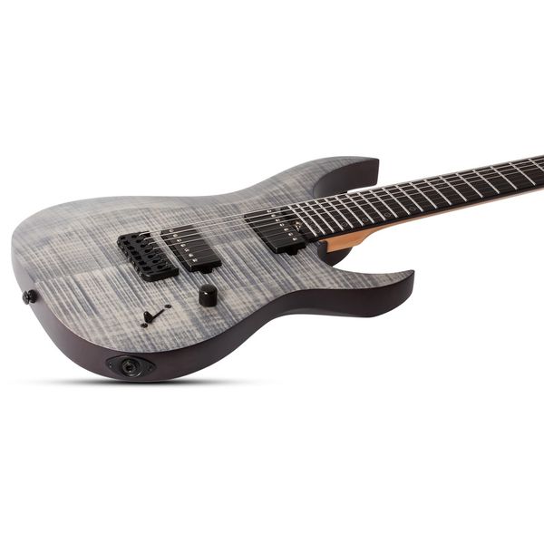 La guitare électrique Schecter Sunset -7 Extreme Grey Ghost Avis et Test