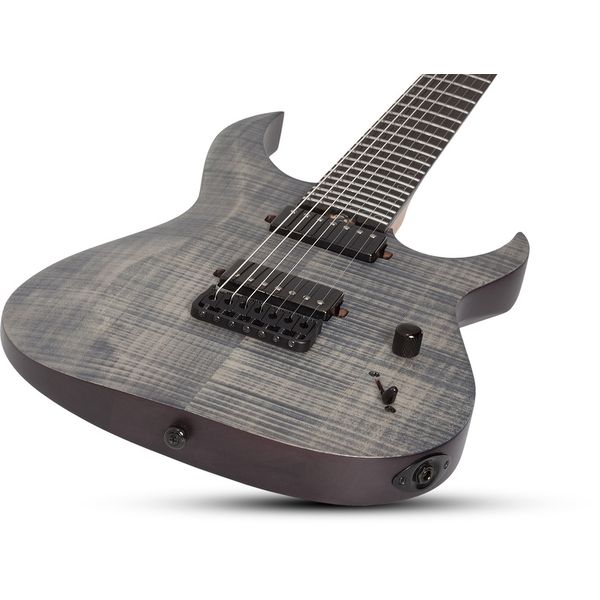 La guitare électrique Schecter Sunset -7 Extreme Grey Ghost Avis et Test