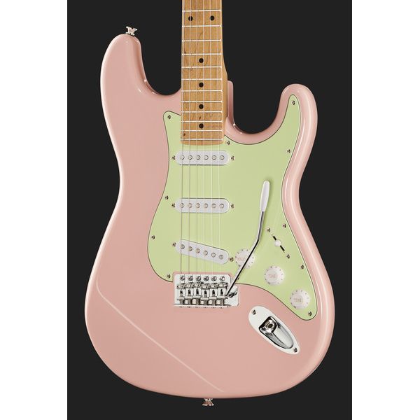 La guitare électrique Harley Benton ST-62CC MN Shell Pink / Test, Avis, Comparatif