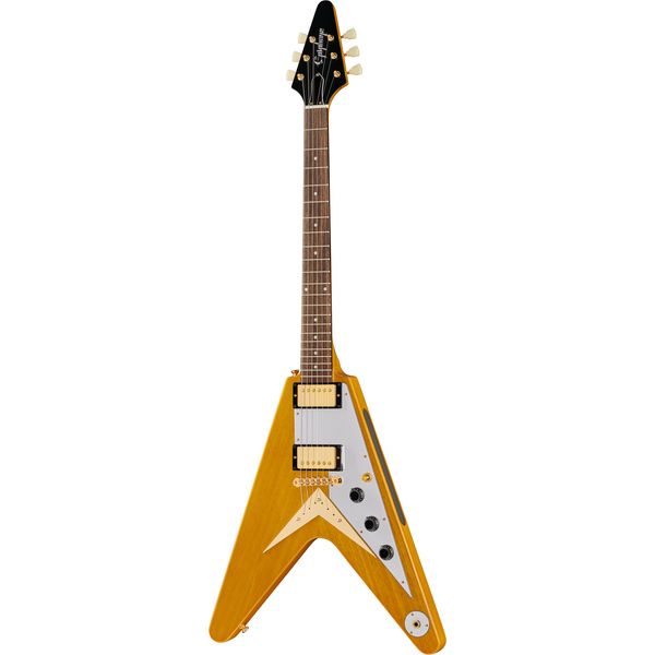 Epiphone Flying V Korina Aged Natural (Guitare électrique) Test, Avis et Comparatif