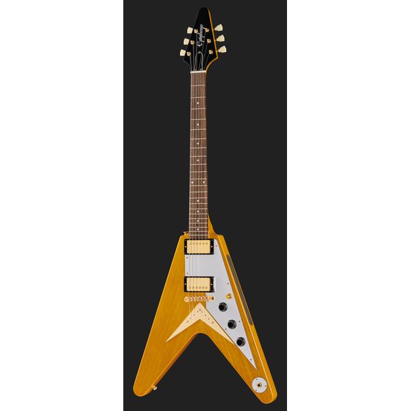 Epiphone Flying V Korina Aged Natural (Guitare électrique) Test, Avis et Comparatif