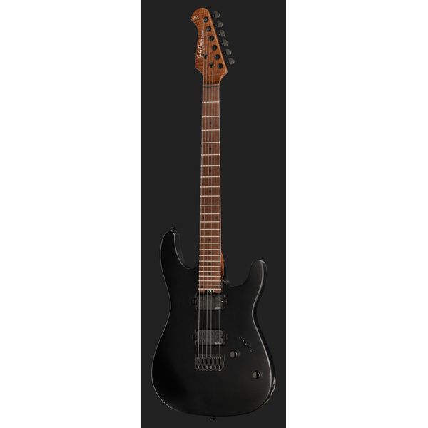 La guitare électrique Harley Benton Fusion-III EMG HT Roasted SBK / Test, Avis & Comparatif