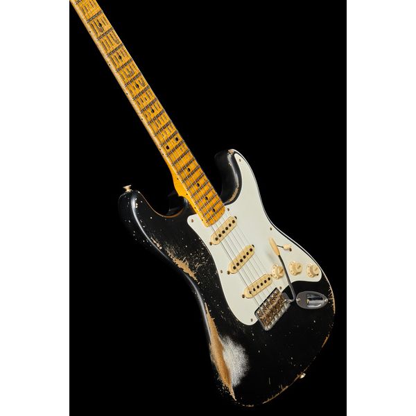 La guitare électrique Fender 56 Strat Black Hvy Relic MBJS / Test et Avis