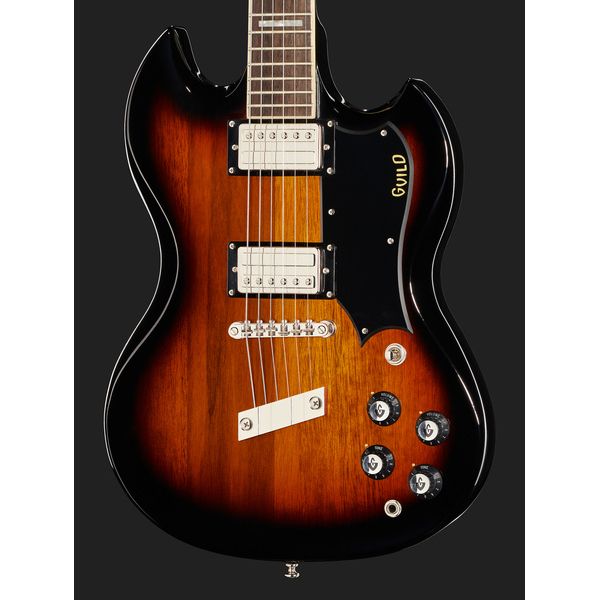 Guitare électrique Guild Polara Deluxe Vintage Sunburst Test, Avis et Comparatif