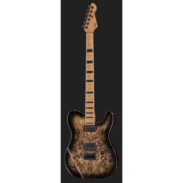 La guitare électrique LSL Baritone 24 DX Buckeye Burl Avis, Test