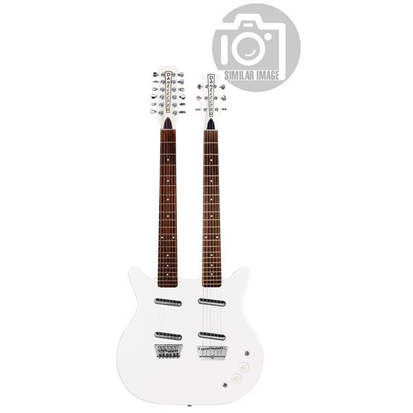 La guitare électrique Danelectro Doubleneck 612 White - Test, Avis