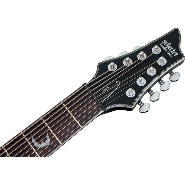 La guitare électrique Schecter Damien Platinum 8 SBK - Test et Avis