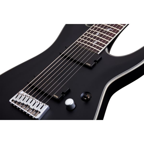 La guitare électrique Schecter Damien Platinum 8 SBK - Test et Avis