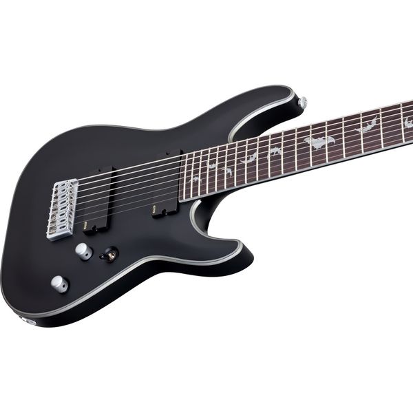 La guitare électrique Schecter Damien Platinum 8 SBK - Test et Avis