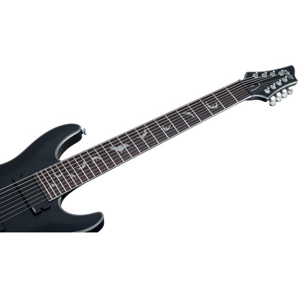 La guitare électrique Schecter Damien Platinum 8 SBK - Test et Avis