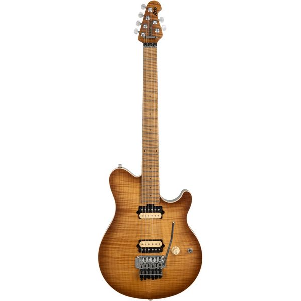 Music Man Axis Honey Pot Flame Satin (Guitare électrique) : Test, Avis, Comparatif