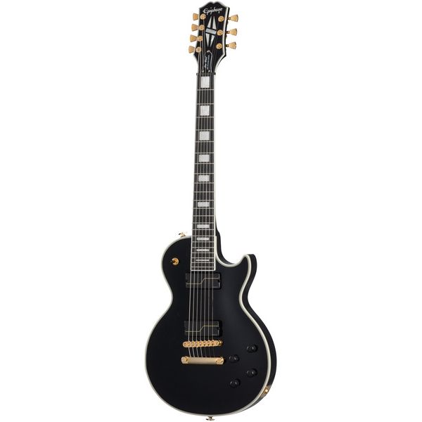 La guitare électrique Epiphone Matt Heafy LP Cust. 7 Ebony , Test, Avis