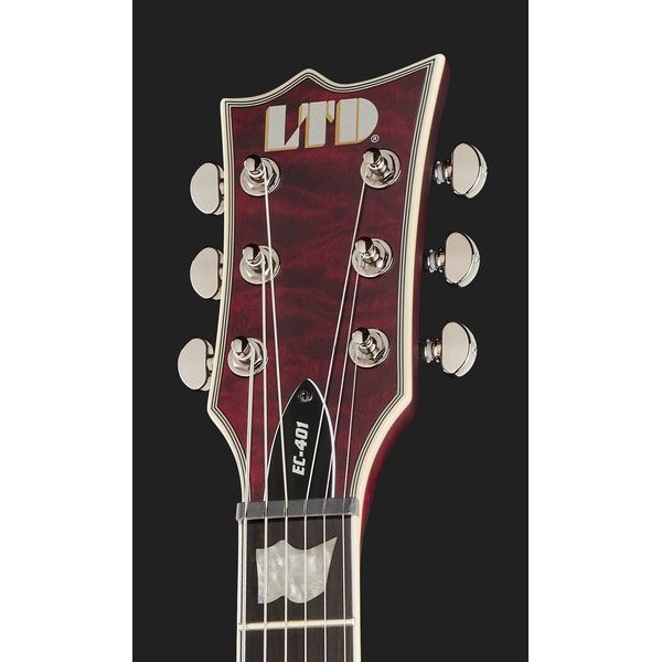 La guitare électrique ESP LTD EC-401 QM STBCS : Avis et Test