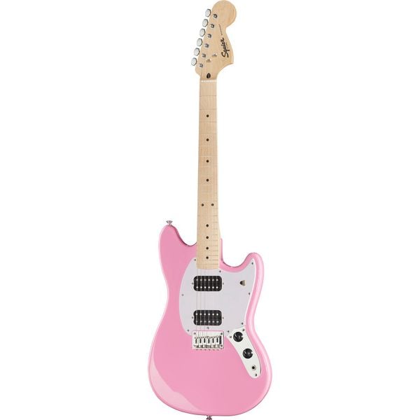 Guitare électrique Squier Sonic Mustang HH Flash Pink / Test, Avis et Comparatif