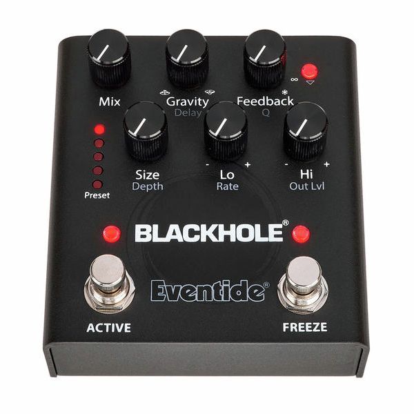 La pédale d'effet Eventide Blackhole Reverb Effectpedal : Notre avis