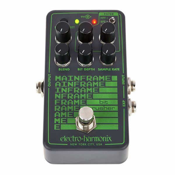 La pédale d'effet Electro Harmonix Mainframe Bit Crusher : Notre avis