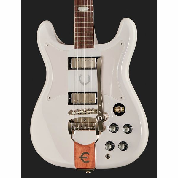 Avis guitare électrique Epiphone Crestwood Custom Polaris White