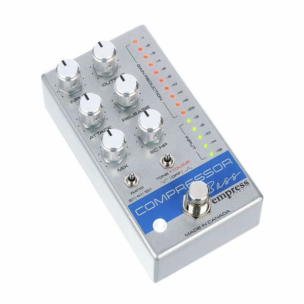 La pédale d'effet Empress Effects Bass Compressor Silver Spk : Notre avis