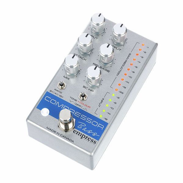 La pédale d'effet Empress Effects Bass Compressor Silver Spk : Notre avis