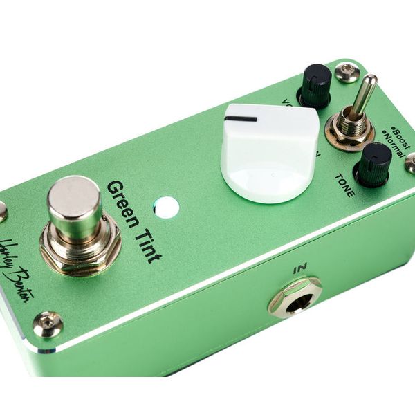 La pédale d'effet Harley Benton MiniStomp Green Tint : Notre avis