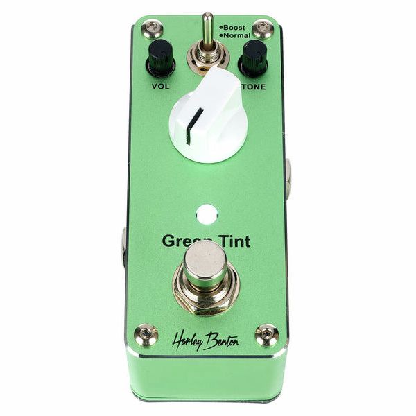 La pédale d'effet Harley Benton MiniStomp Green Tint : Notre avis