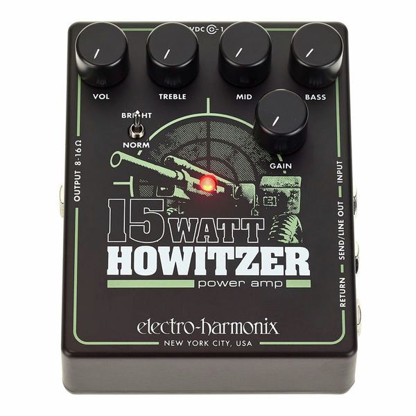 Test & Avis : Electro Harmonix 15 Watt Howitzer Pedal Amp/Pre