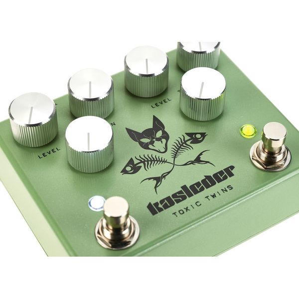 Avis sur Kasleder Toxic Twins Dual Overdrive - Test pédale d'effet