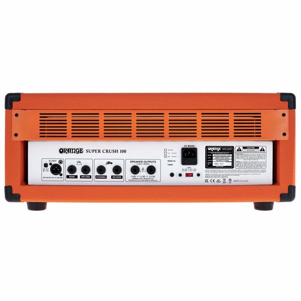 Avis sur Orange Super Crush 100 Head - Test ampli guitare