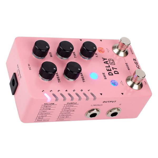 Mooer D7 X2 Delay - Avis sur cette pédale d'effet