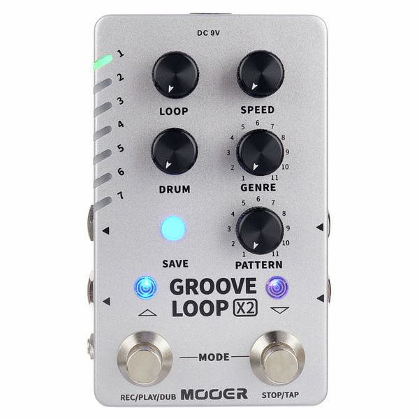 Avis sur Mooer Groove Loop X2 - Test pédale d'effet