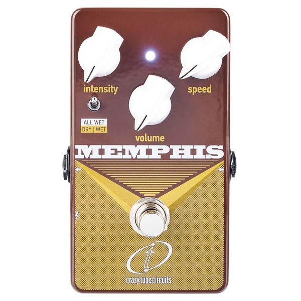 La pédale d'effet Crazy Tube Circuits Memphis Vibrato : Notre avis