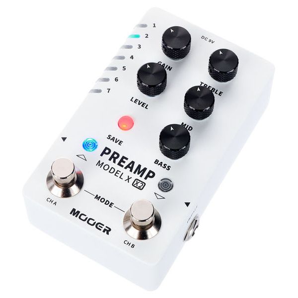 Avis sur Mooer Preamp Model X2 - Test pédale d'effet