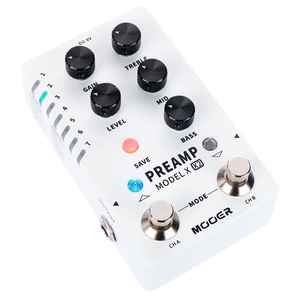 Avis sur Mooer Preamp Model X2 - Test pédale d'effet