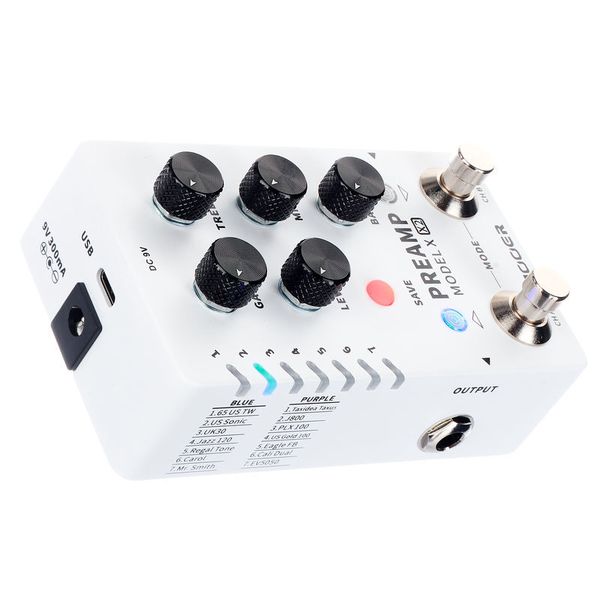 Avis sur Mooer Preamp Model X2 - Test pédale d'effet