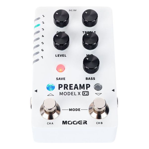 Avis sur Mooer Preamp Model X2 - Test pédale d'effet