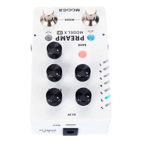 Avis sur Mooer Preamp Model X2 - Test pédale d'effet