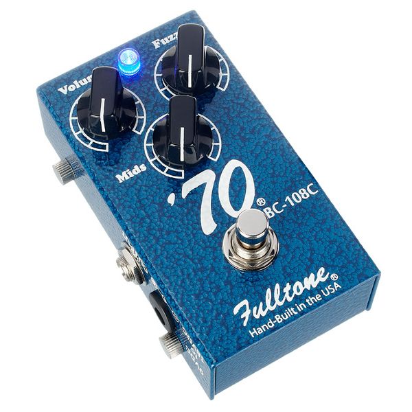 La pédale d'effet Fulltone 70 Pedal BC Fuzz : Notre avis