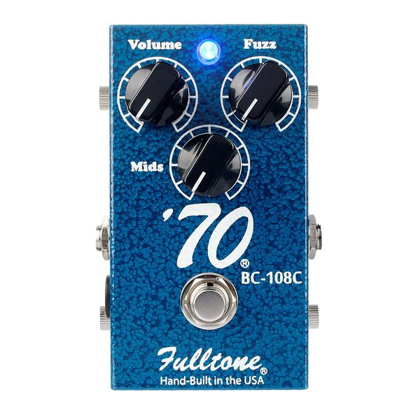 La pédale d'effet Fulltone 70 Pedal BC Fuzz : Notre avis