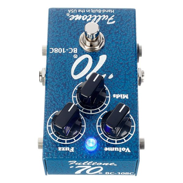 La pédale d'effet Fulltone 70 Pedal BC Fuzz : Notre avis