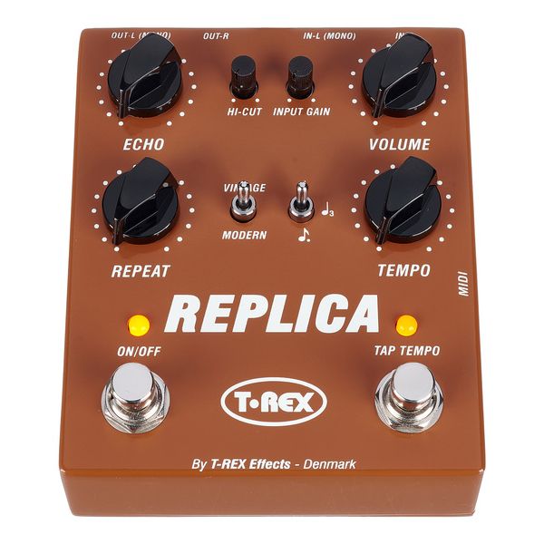 La pédale d'effet T-Rex Replica Stereo TAP Delay : Notre avis