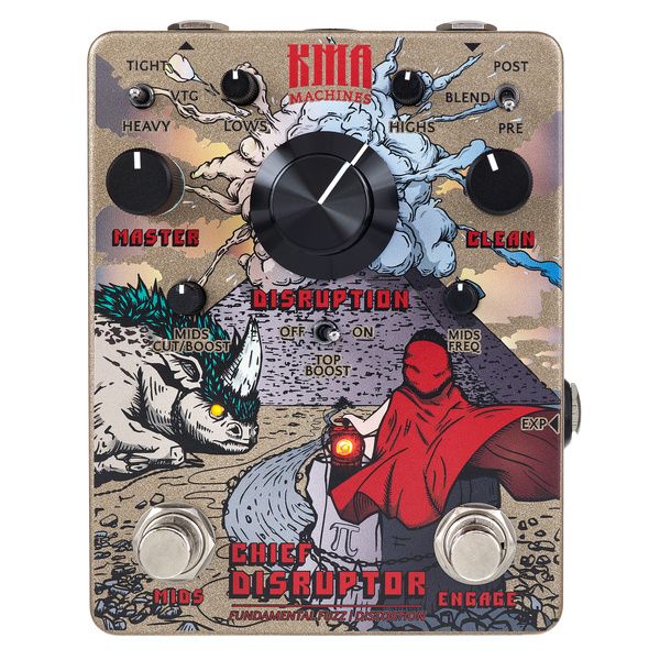 Avis sur KMA Audio Machines Chief Disruptor Fuzz/Dist. - Test pédale d'effet