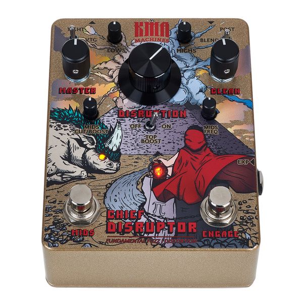 Avis sur KMA Audio Machines Chief Disruptor Fuzz/Dist. - Test pédale d'effet