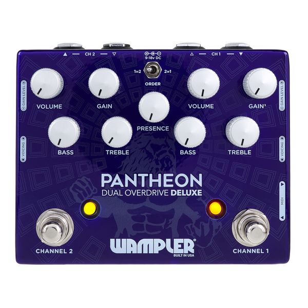 La pédale d'effet Wampler Dual Pantheon Overdrive : Notre avis