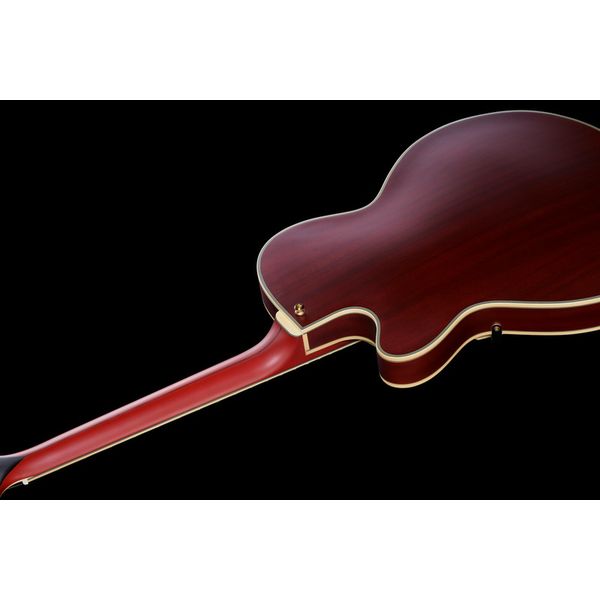 Avis guitare électrique DAngelico Deluxe 59 Satin Trans Wine