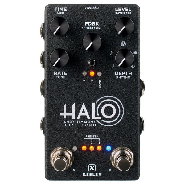 Avis pédale d'effet Keeley HALO Andy Timmons Dual Echo