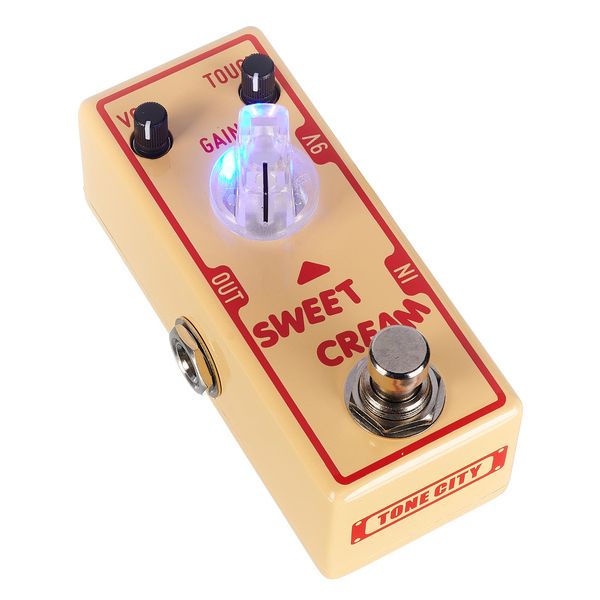 Avis pédale d'effet Tone City Sweet Cream Low-Gain Overdrive