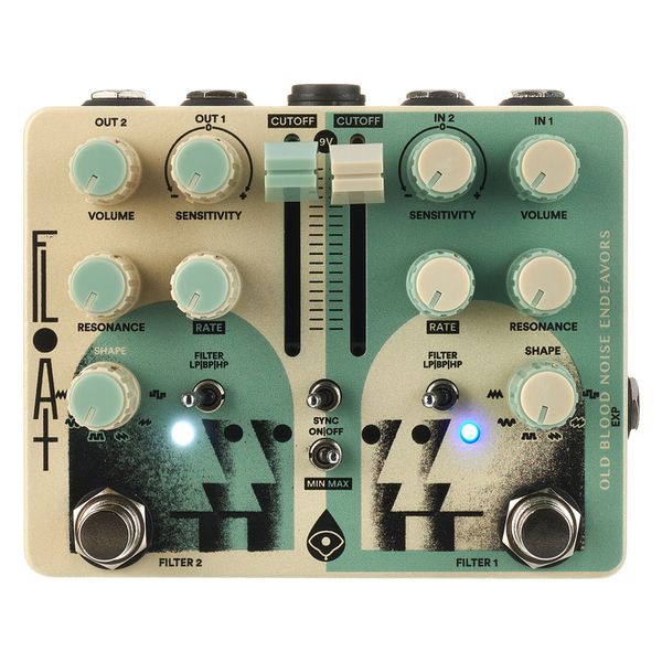 La pédale d'effet Old Blood Noise Endeavors Float Dual Moving Filter : Notre avis