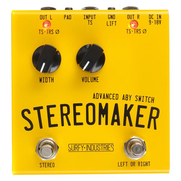 La pédale d'effet Surfy Industries Stereomaker ABY Switch : Notre avis