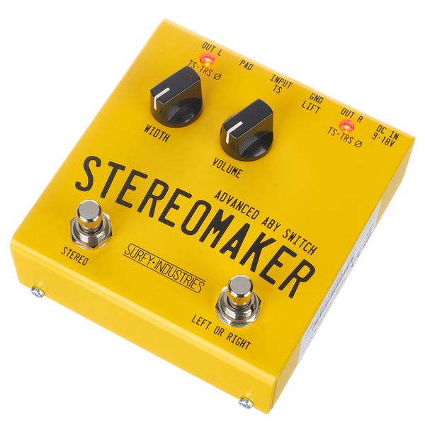 La pédale d'effet Surfy Industries Stereomaker ABY Switch : Notre avis