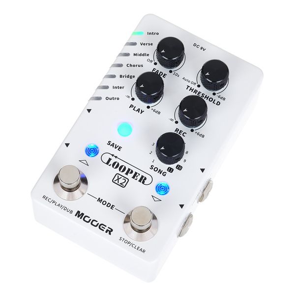 La pédale d'effet Mooer Stereo Looper X2 : Notre avis